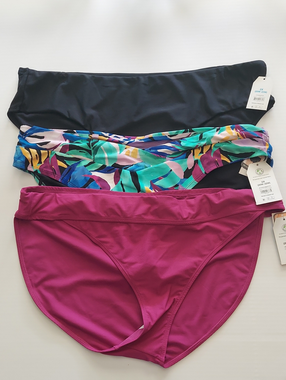 Time and Tru Bikini Bottoms Womens 2X NWT